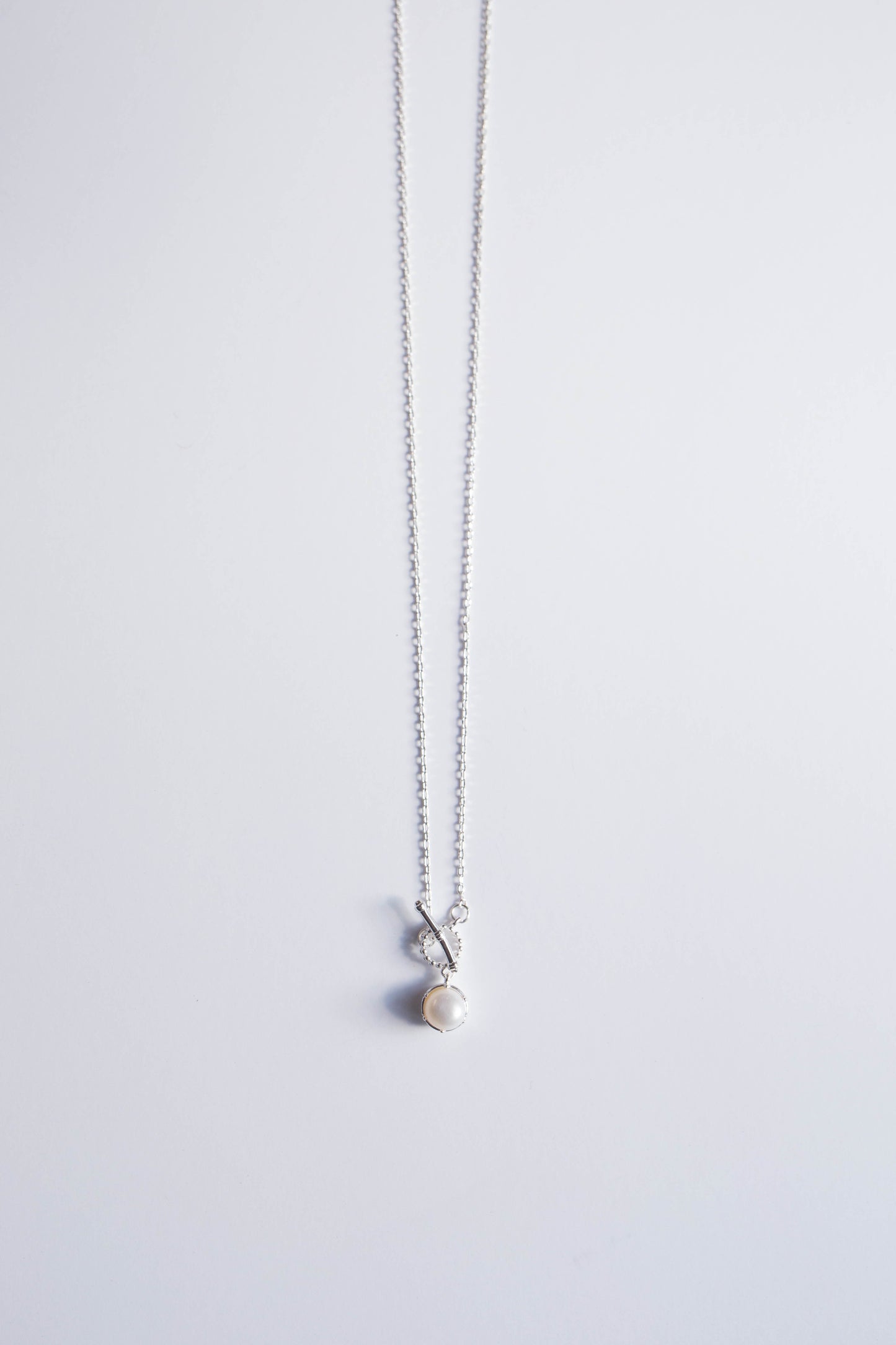 Charlotte Pearl Toggle Necklace